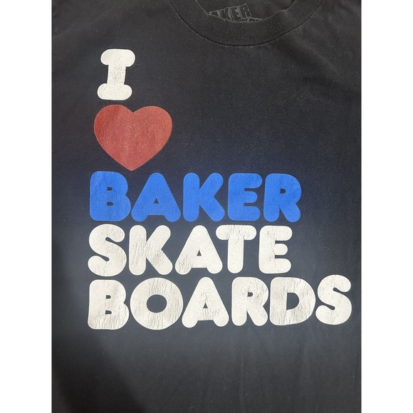 Vintage Baker Skateboards Black T-Shirt Men’s Size Small - Picture 3 of 8